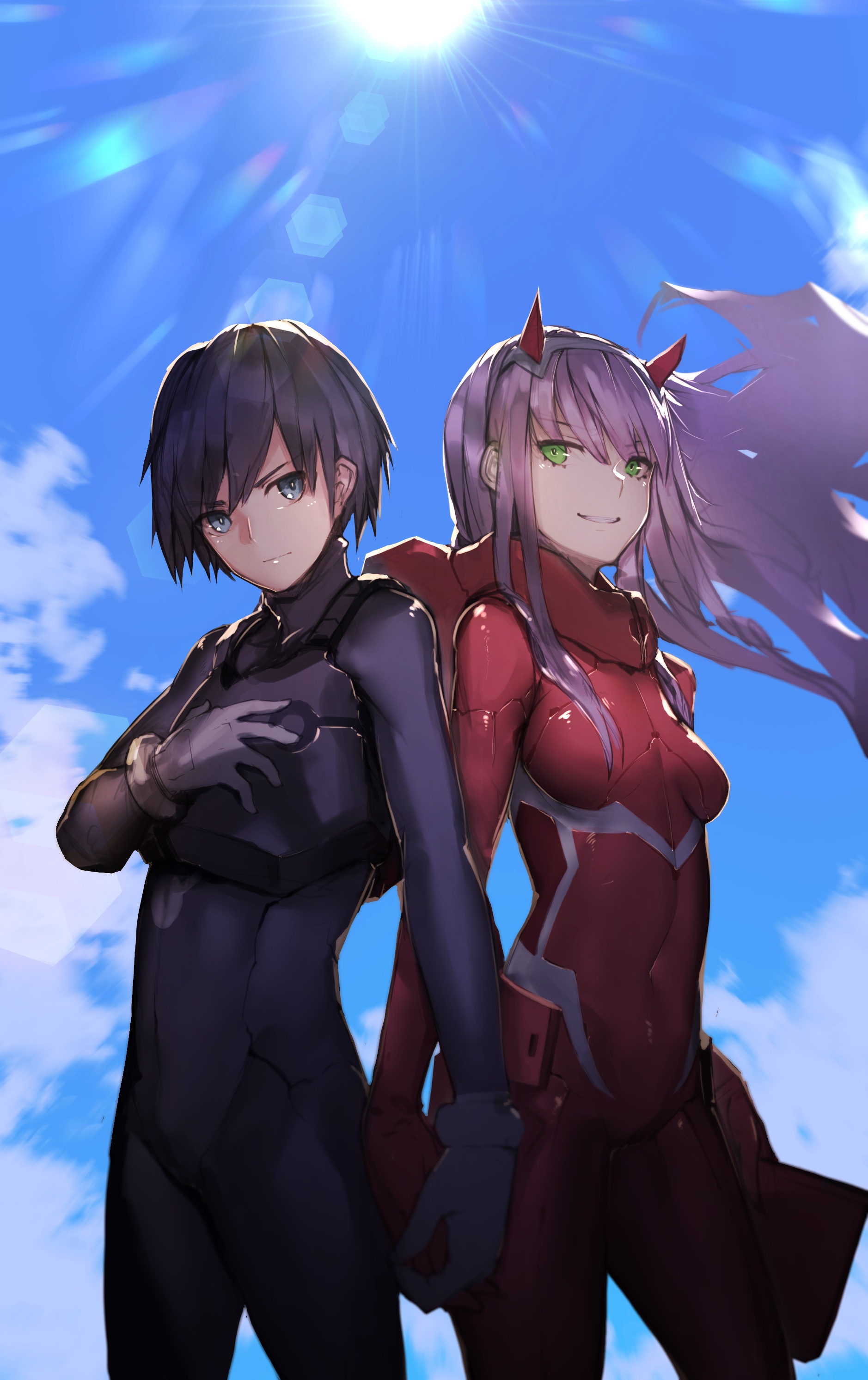 fixro2n darling in the franxx hiro (darling in the franxx) zero two